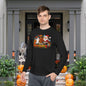 Happy Hallowthanksmas Shirt (Ghost/Turkey/Santa) Adult Long Sleeve Tee