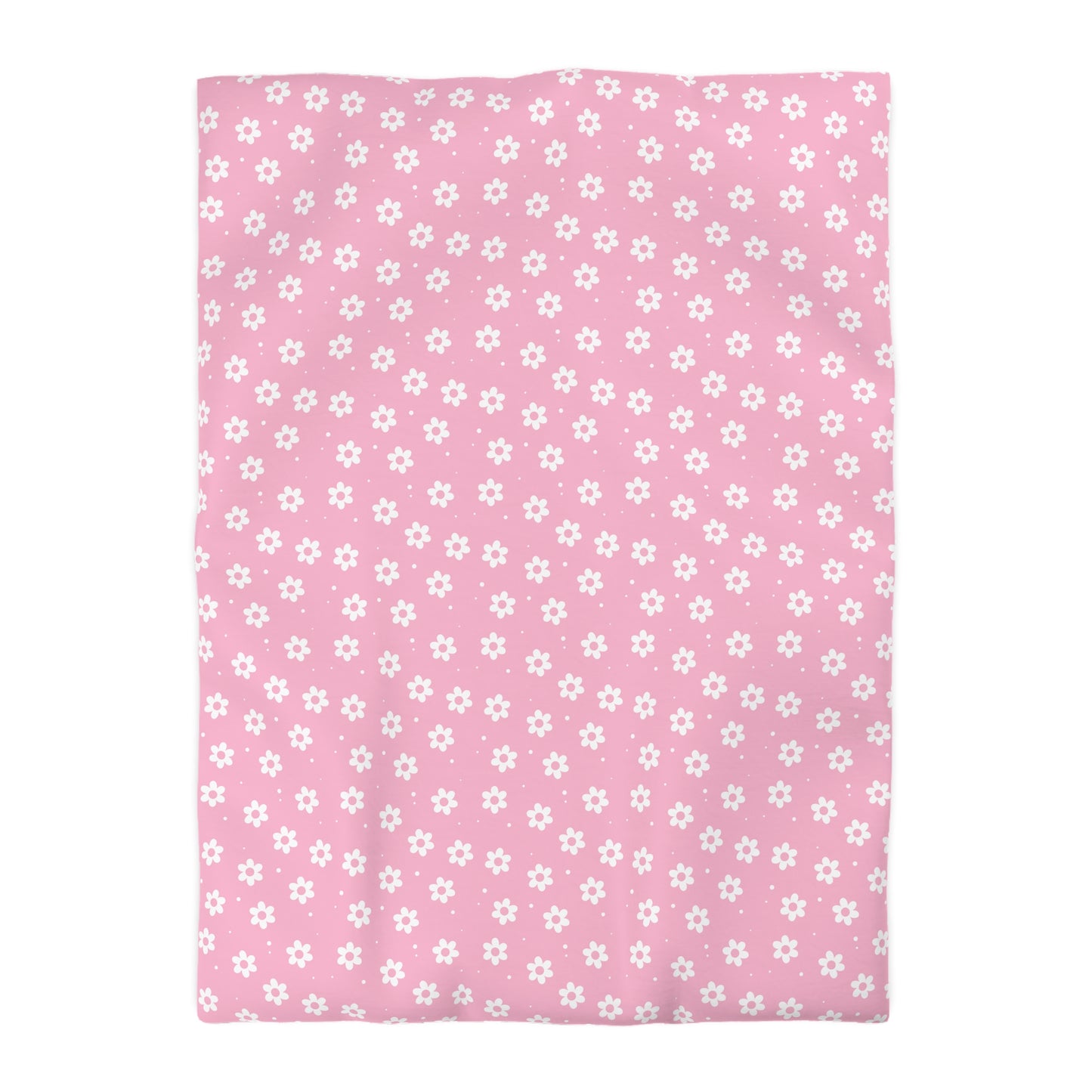 Pretty Petals & Dots Microfiber Duvet Cover