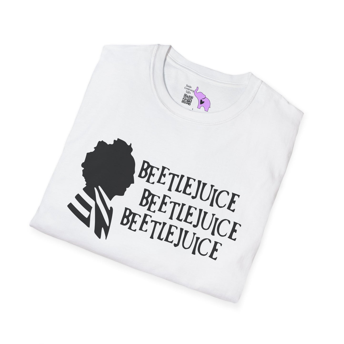 Beetlejuice Beetlejuice Beetlejuice Adult T-shirt