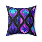 Midnight Cathedral Throw Pillow
