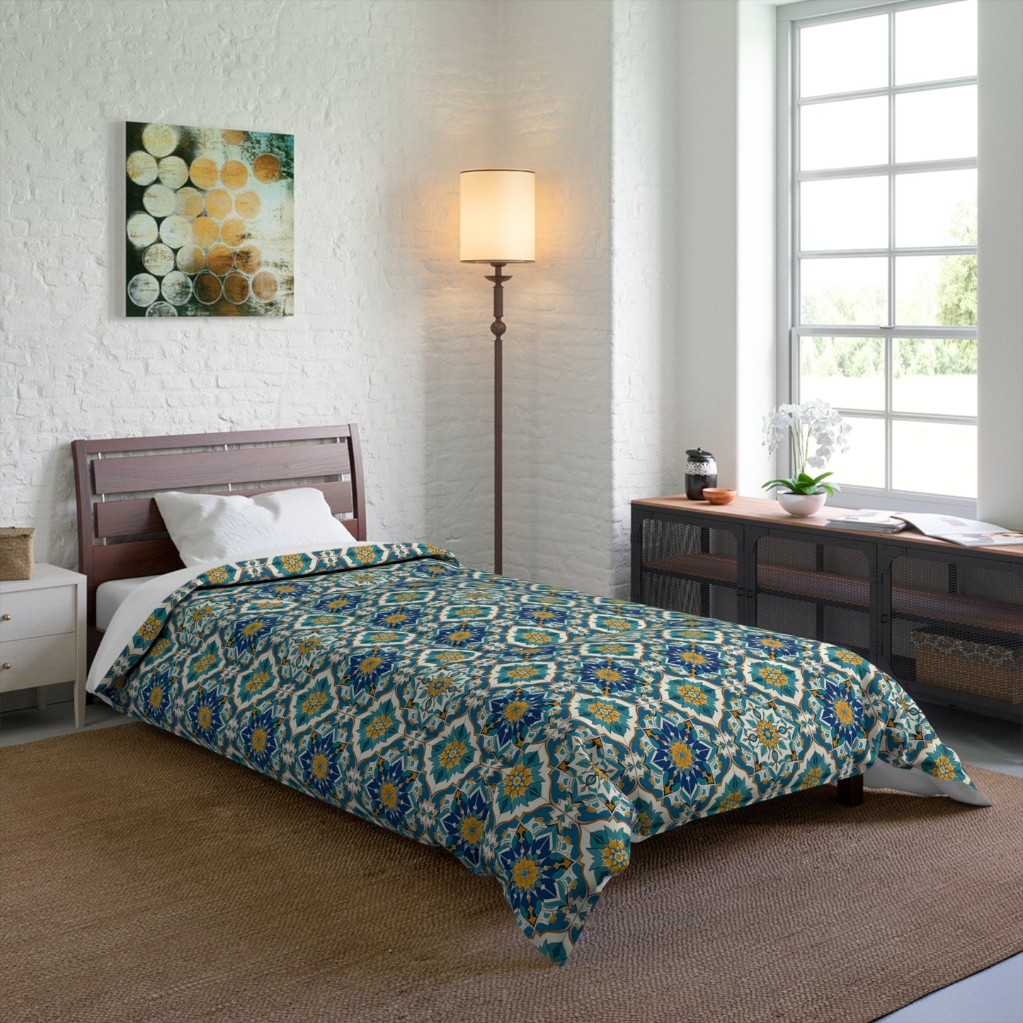 Mediterranean Lace Comforter