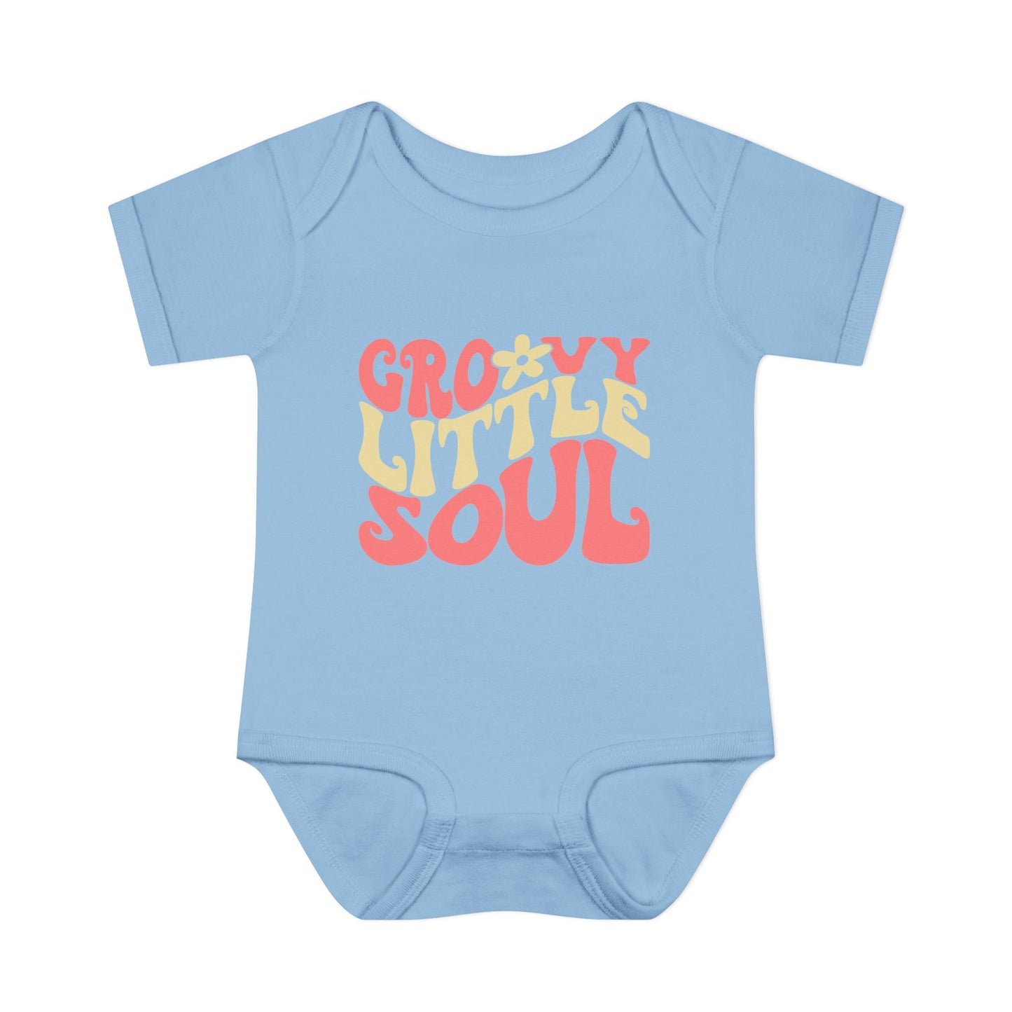 Groovy Little Soul Infant Baby Rib Bodysuit