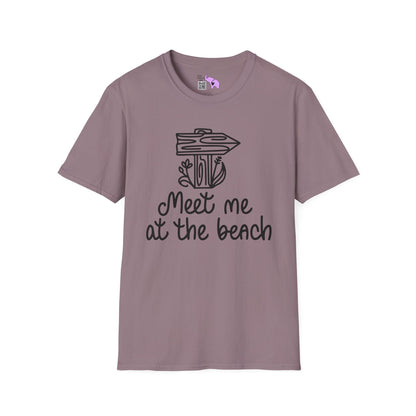 Meet Me At The Beach Adult T-shirt