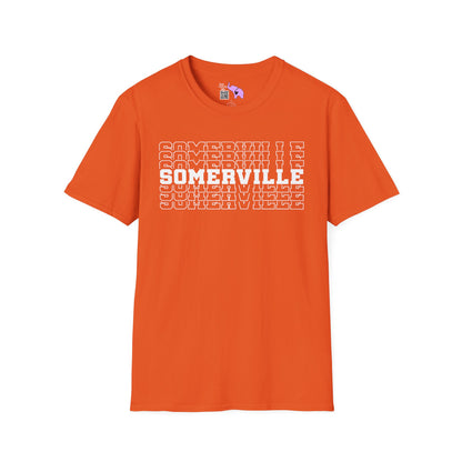 Somerville (Stacked) Adult T-shirt
