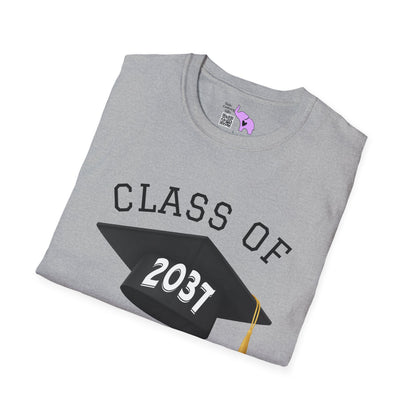 Class of 2037 Unisex Tshirt for 2025/26 First Graders (Style 2)