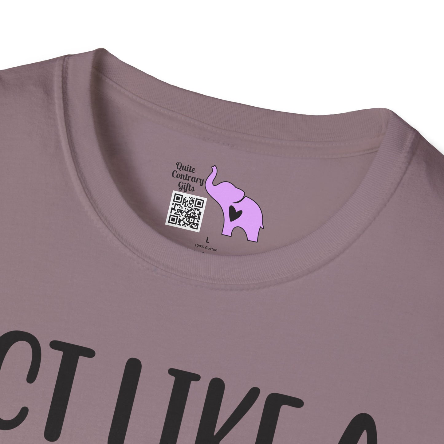 Act Like A Lady Think Like A Boss Adult T-shirt