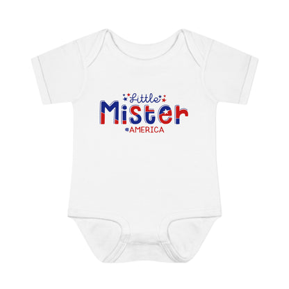 Little Mister America Baby Rib Bodysuit