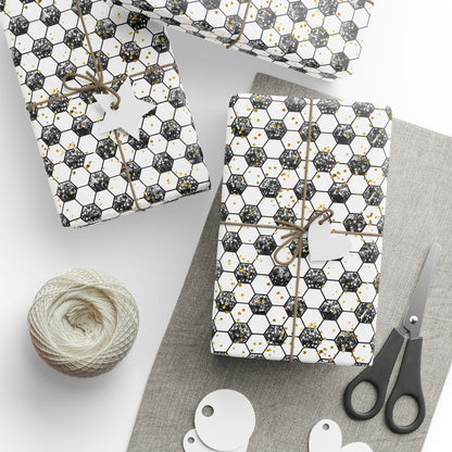 Soccer Gold Rush Wrapping Paper