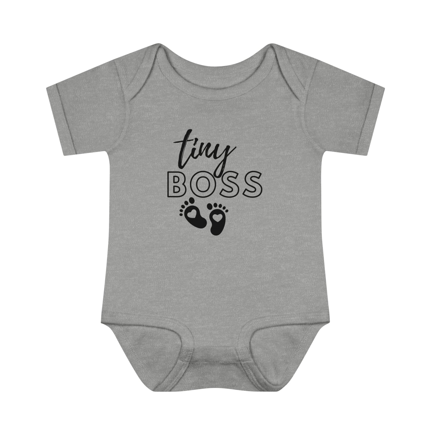 Tiny Boss Infant Baby Rib Bodysuit