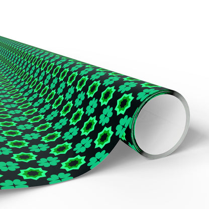 Clover Bloom Burst Wrapping Paper