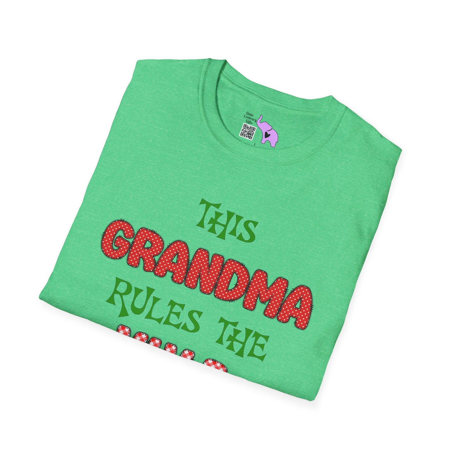 This Grandma Rules The Yule Adult T-shirt
