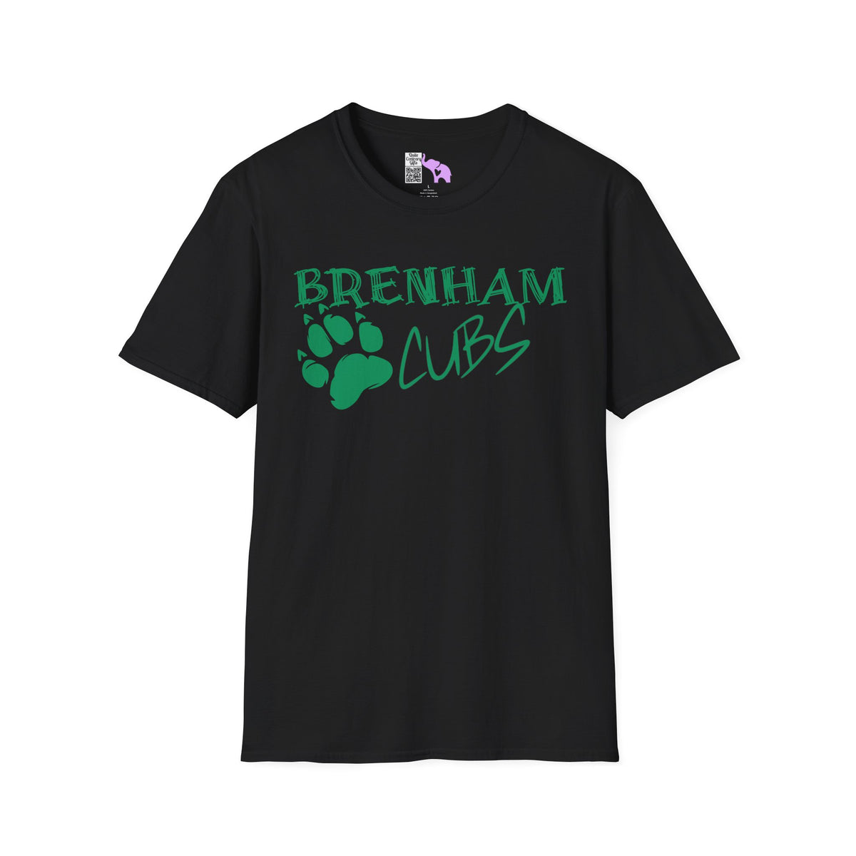 Brenham Cubs w/Claws Adult T-shirt