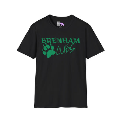 Brenham Cubs w/Claws Adult T-shirt