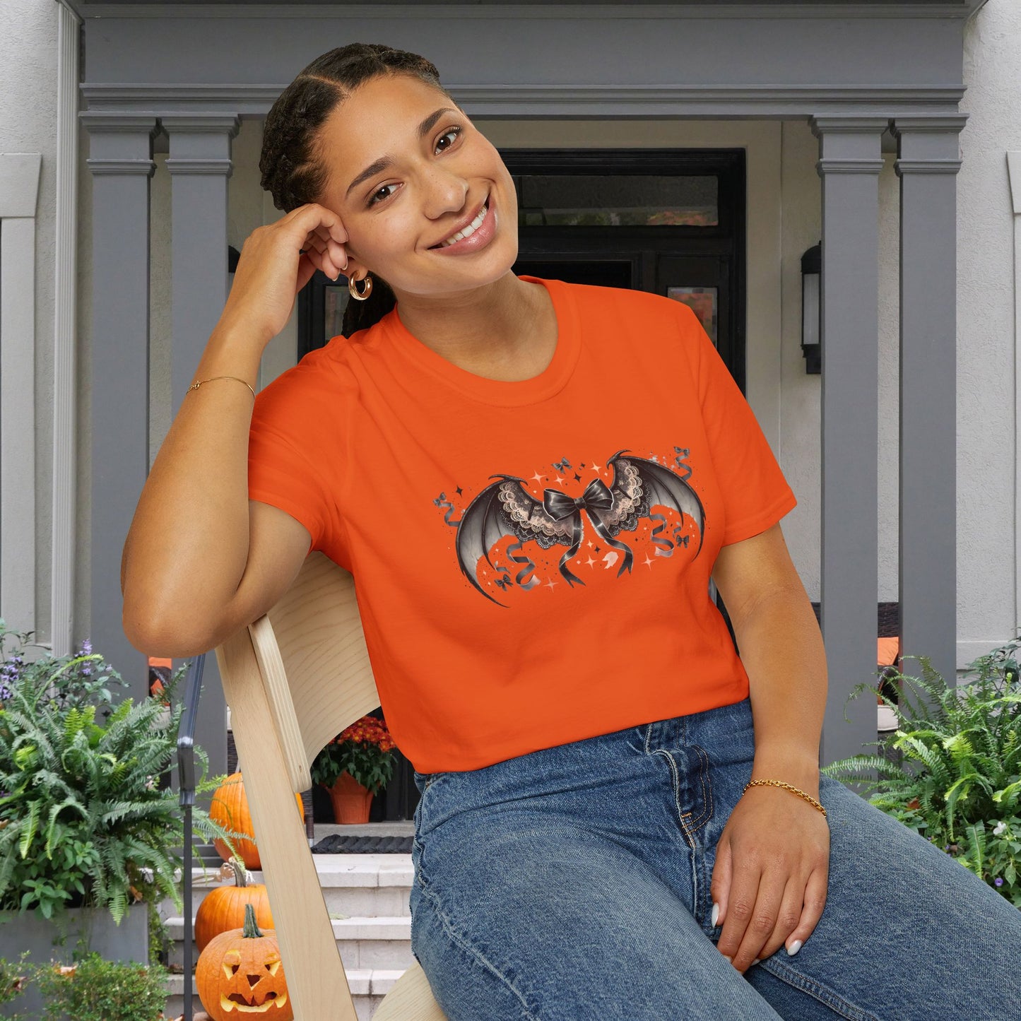 Cute Batwings Adult T-shirt