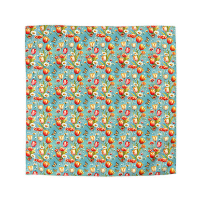 Butterfly Bloom Microfiber Duvet Cover
