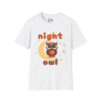 Night Owl Adult T-shirt