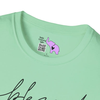Blessed Mom Adult T-shirt