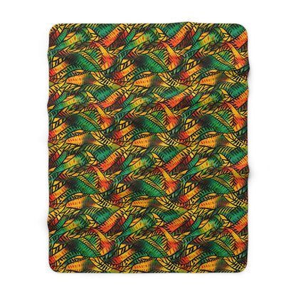 Kuumba Spark Sherpa Fleece Blanket