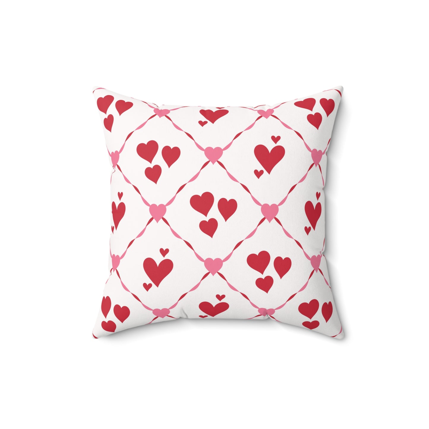 Cupid’s Lattice Throw Pillow