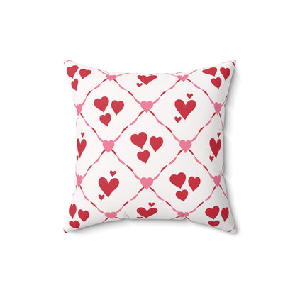 Cupid’s Lattice Throw Pillow