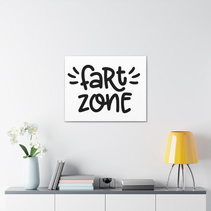 Fart Zone Canvas Horizontal Wraps w/o Frame