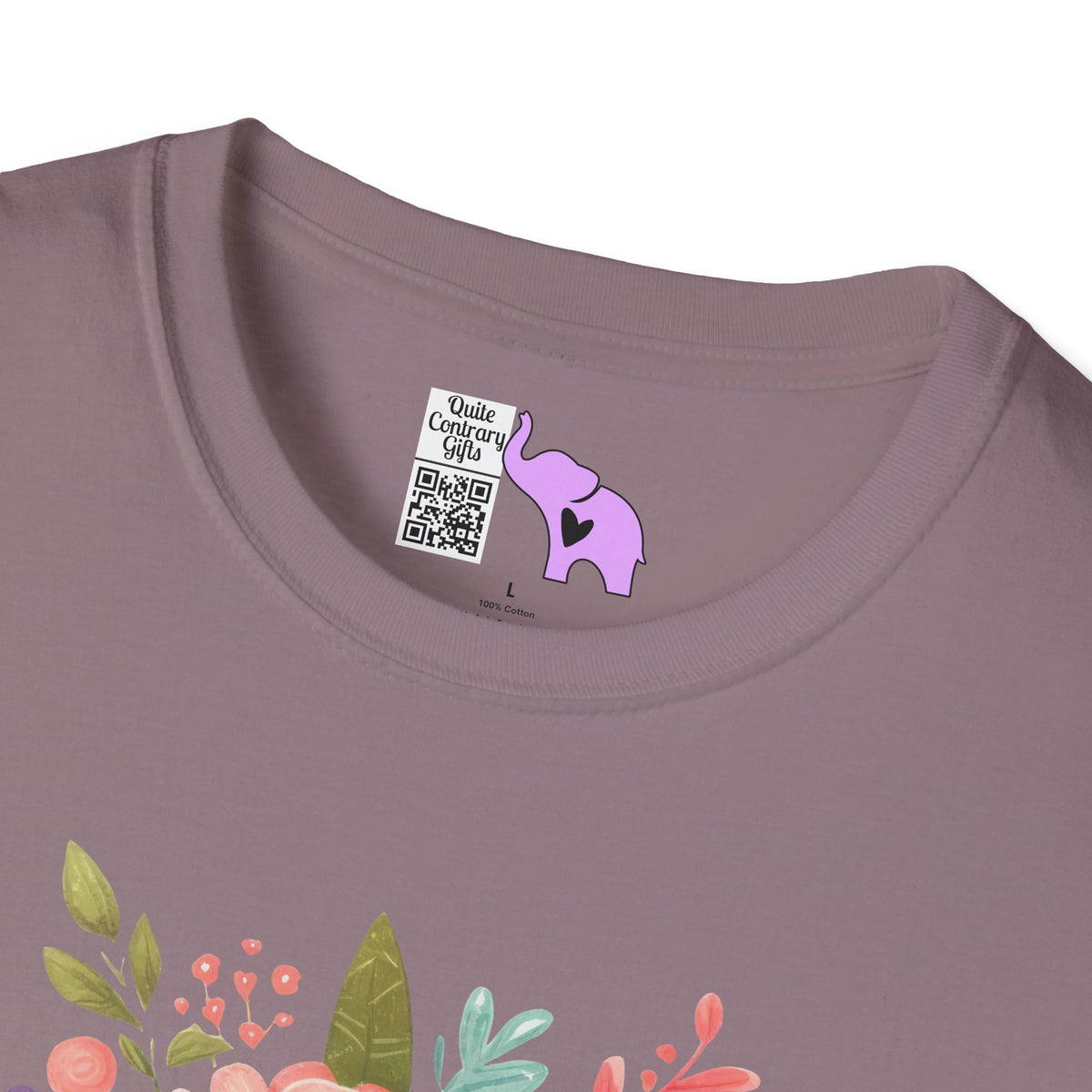 Booktrovert (Floral) Adult T-shirt