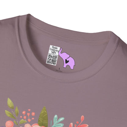 Booktrovert (Floral) Adult T-shirt