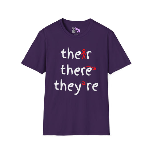 Their There They're Grammar T-shirt