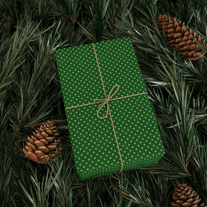 Mistletoe Spots Wrapping Paper