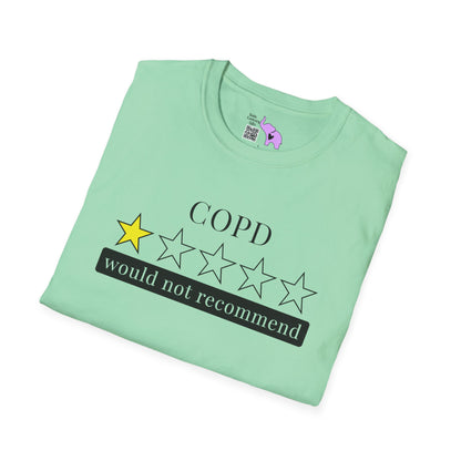 COPD 1 Star Would Not Recommend Adult T-shirt