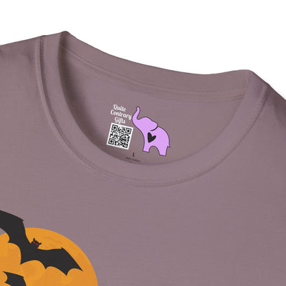 Spooky House & Graveyard Adult T-shirt