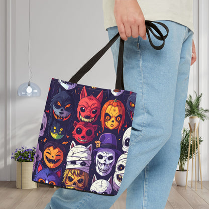 Monster Mash Up Canvas Tote Bag