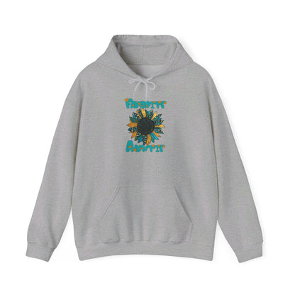 Favorite Auntie Teal/Gold Heavy Blend™ Hooded Sweatshirt