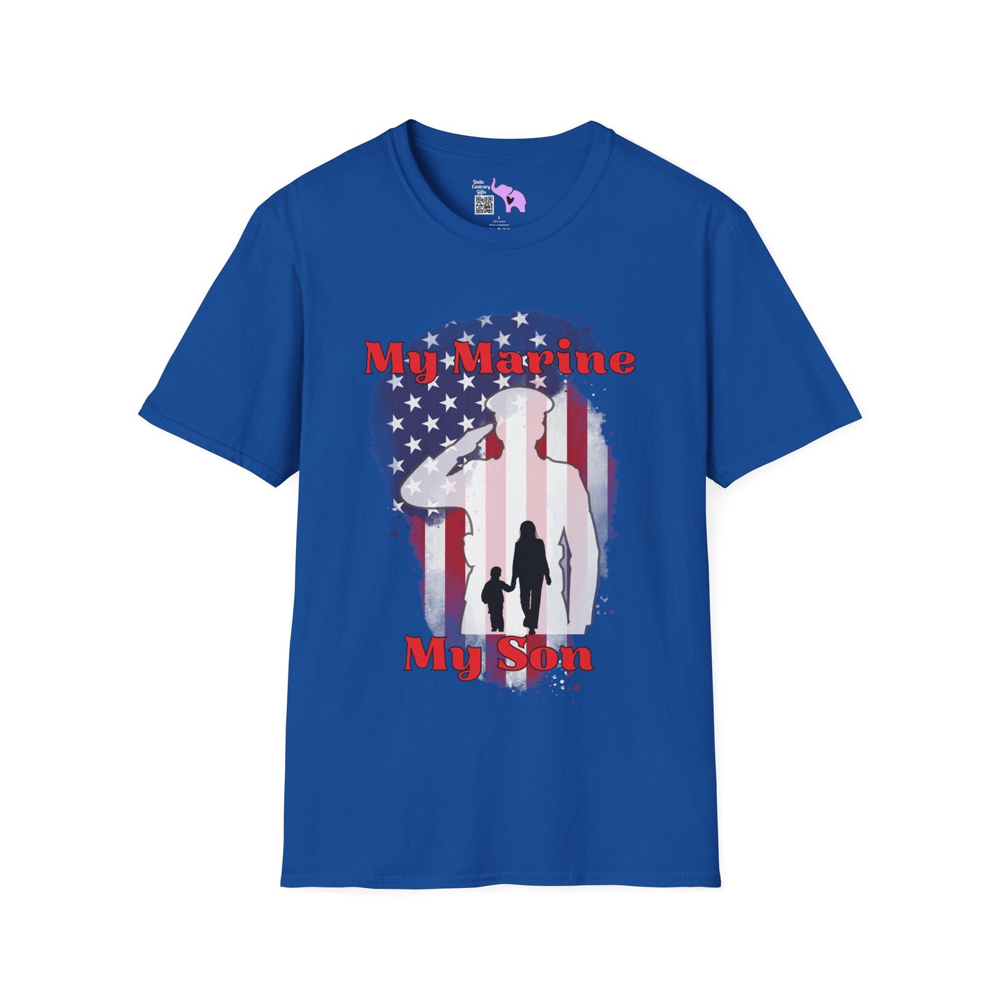 My Marine My Son (Mom) Adult T-shirt