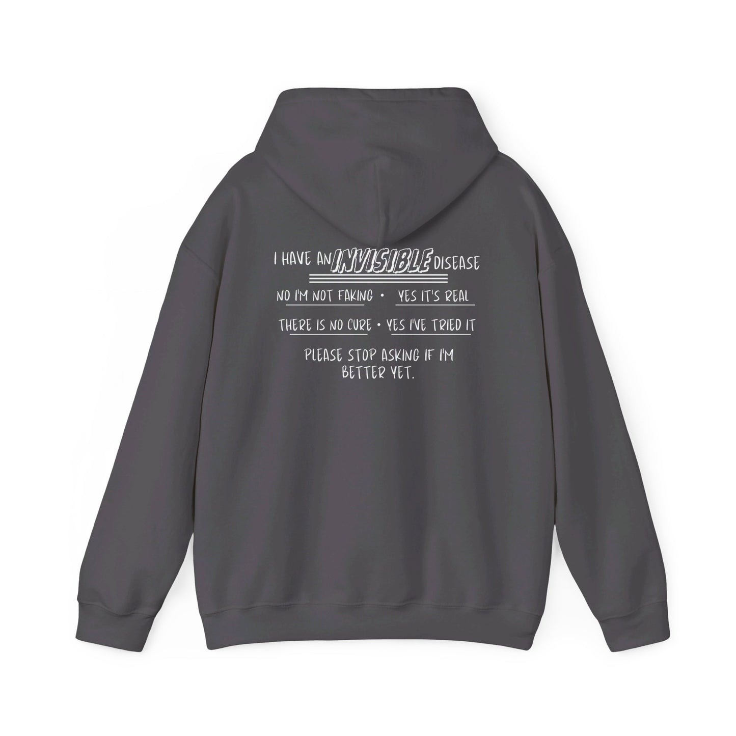 I'm An Invisible Warrior Heavy Blend™ Hooded Sweatshirt