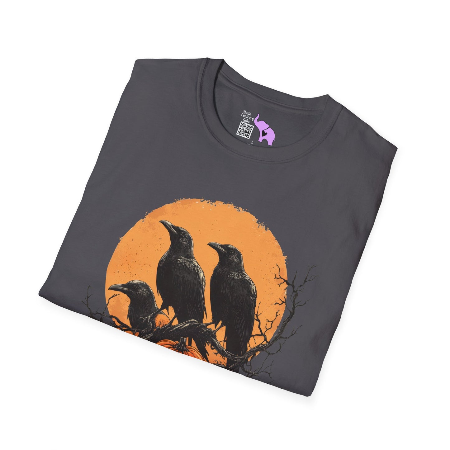 Halloween Crows 4 Adult T-shirt