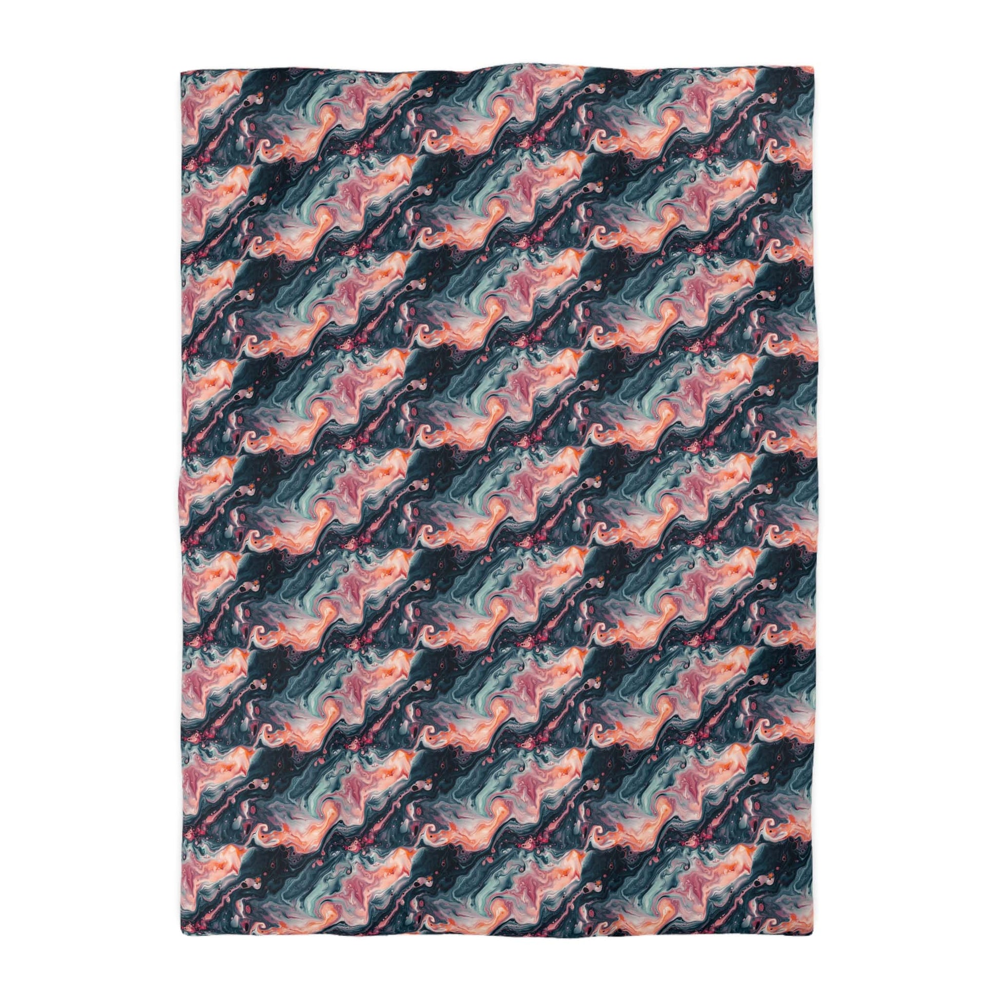 Pink Venom Marble Microfiber Duvet Cover