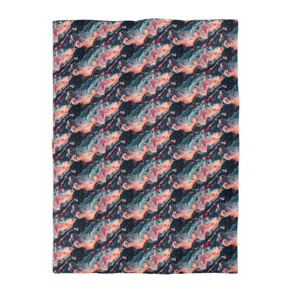 Pink Venom Marble Microfiber Duvet Cover