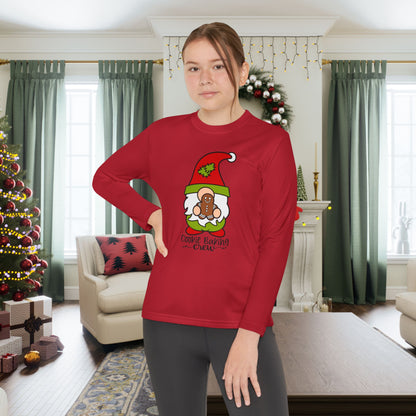 Cookie Baking Crew Gnome Youth Long Sleeve Tee