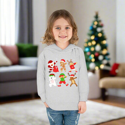 Dabbing Santa Crew Toddler Pullover Fleece Hoodie