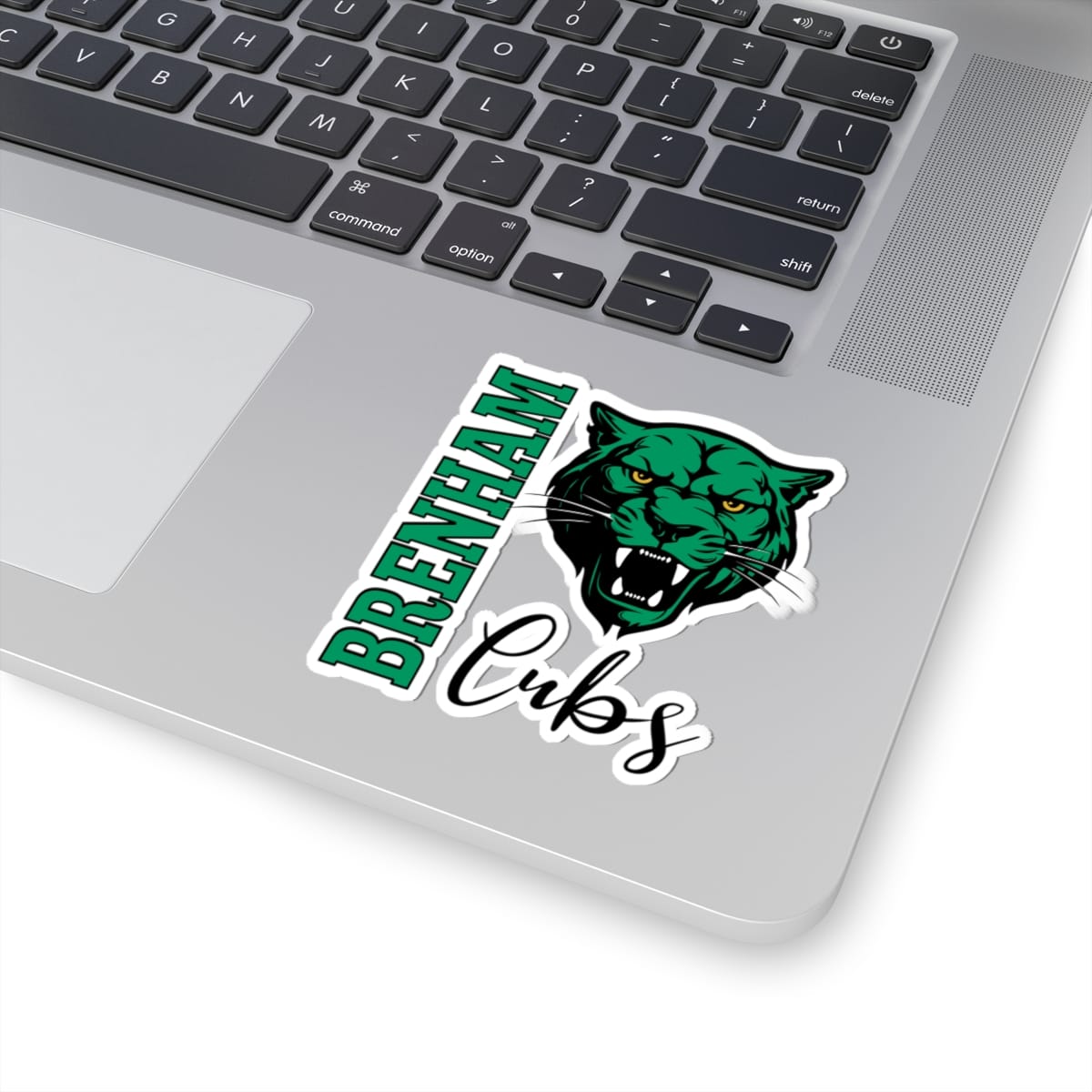 Brenham Vertical Fury, Black Kiss-Cut Decal