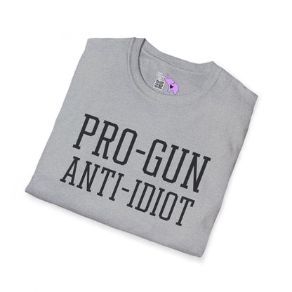 Pro-Gun Anti-Idiot Adult T-shirt