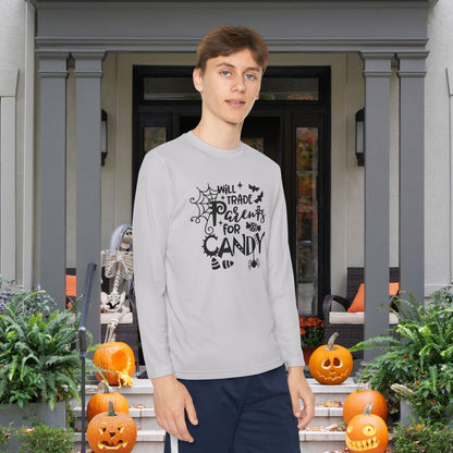 Will Trade Parents For Candy Youth Long Sleeve Tee