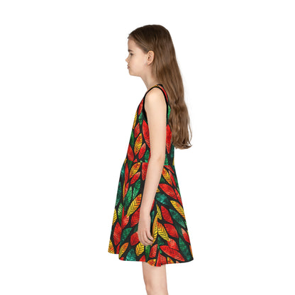 Festival Fire Girls' Sleeveless Sundress