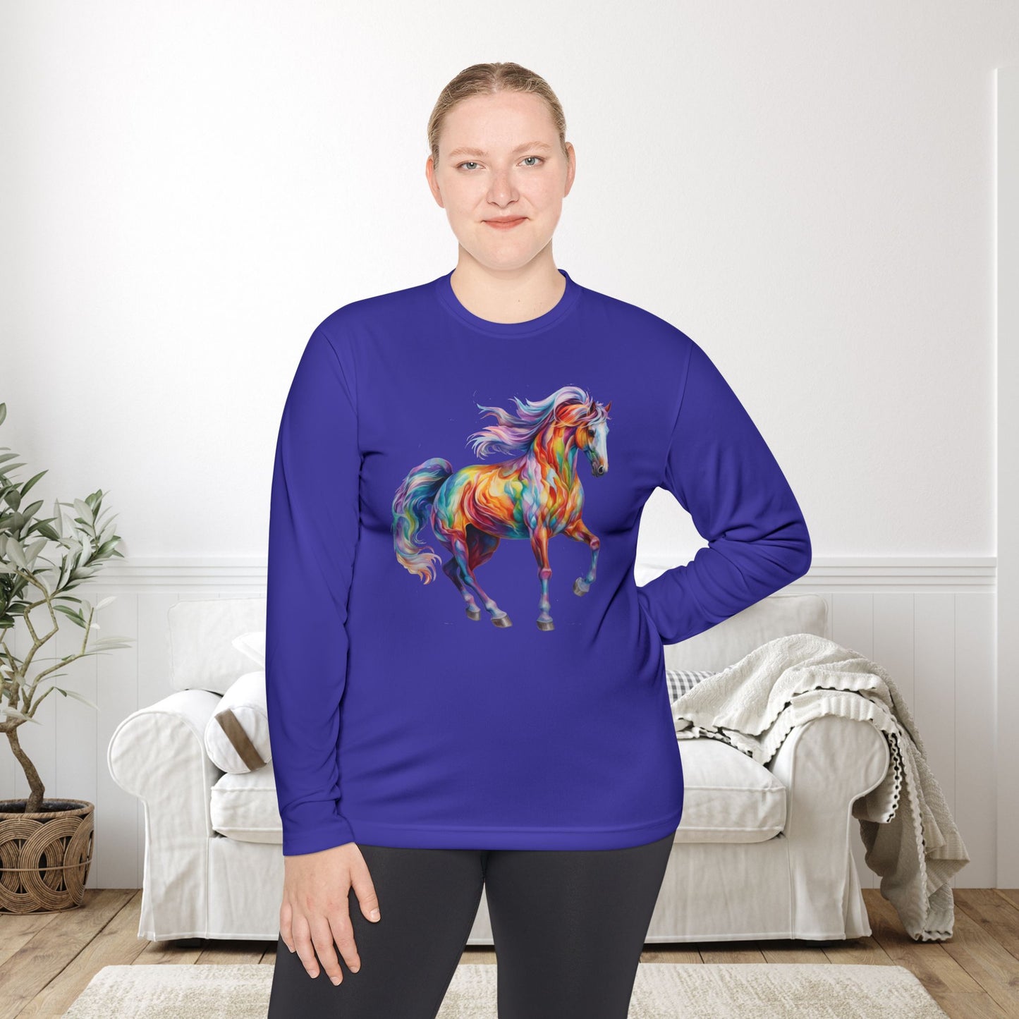Dreamscape Stallion Adult Long Sleeve Tee