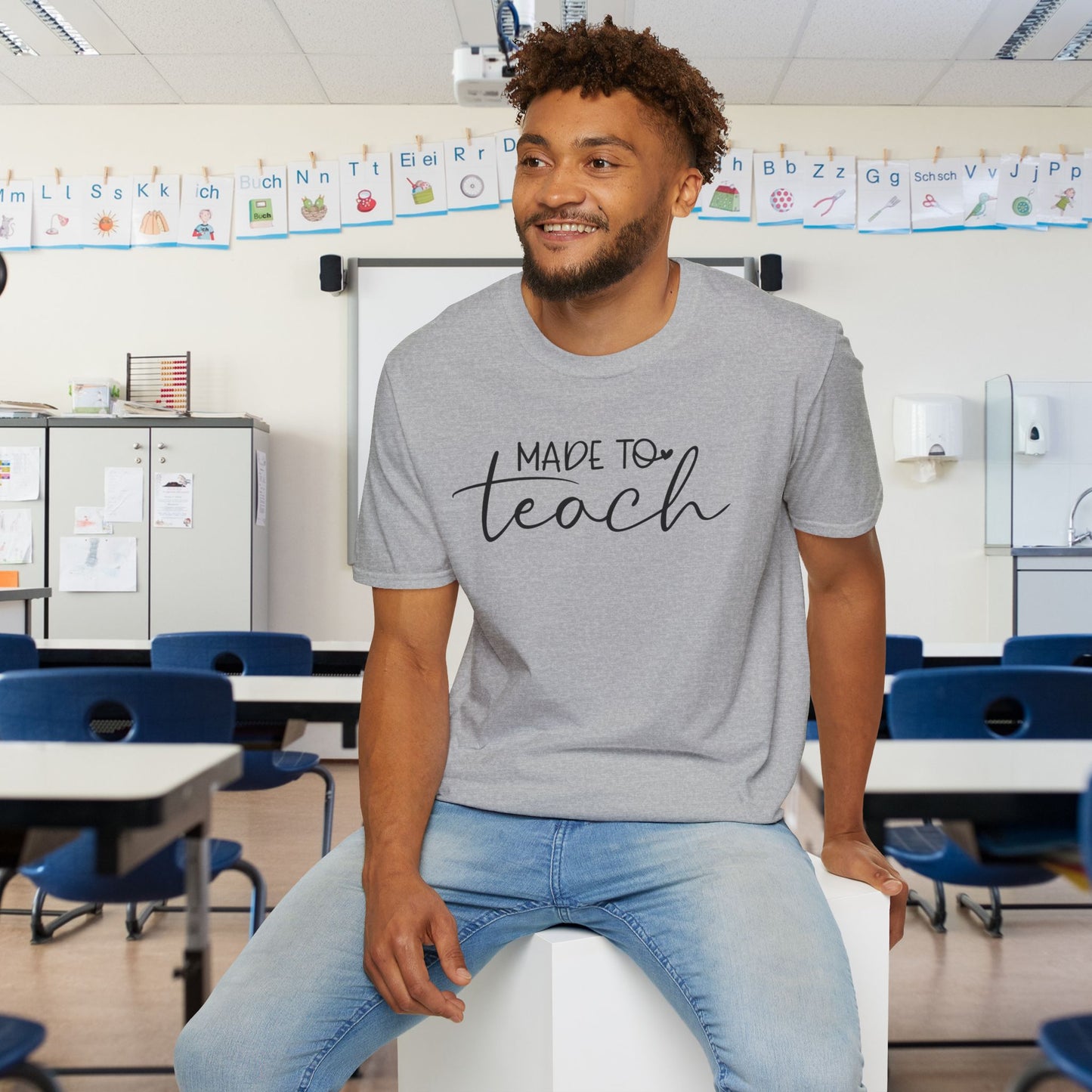 Made to Teach Adult T-shirt