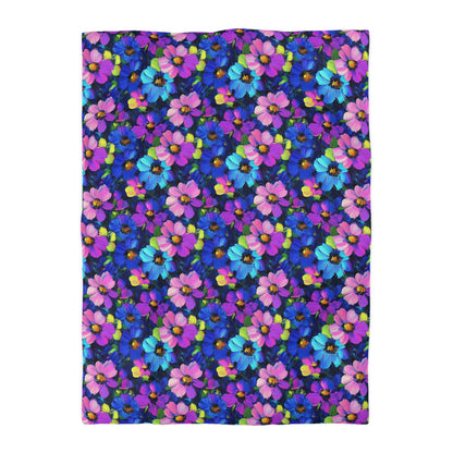 Watercolor Daisies Microfiber Duvet Cover