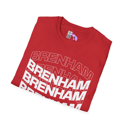 Brenham (Triple Arched) Texas Adult T-shirt