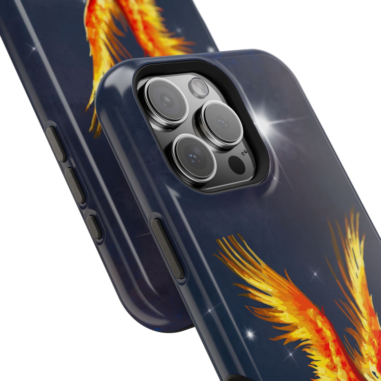 Phoenix Over Nebula MagSafe® Compatible Tough Case for iPhone