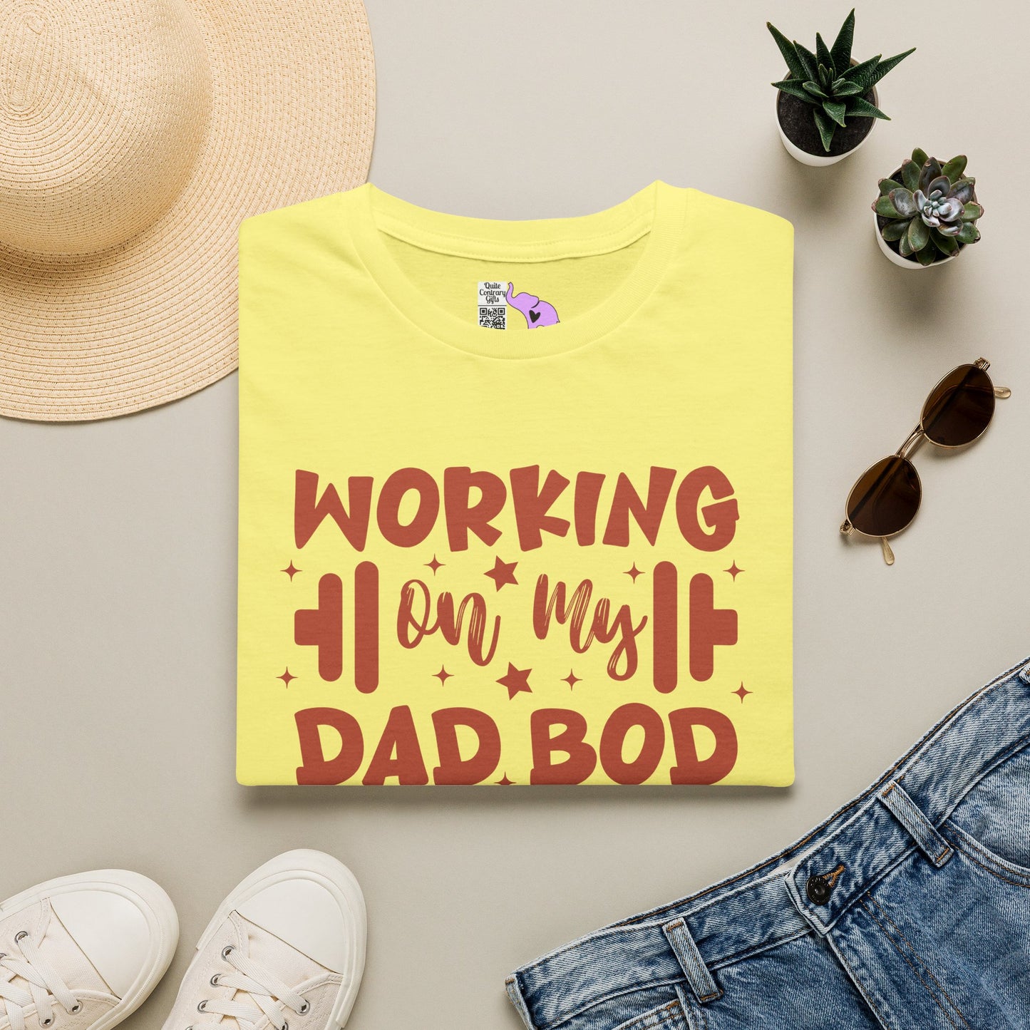 Working On My Dad Bod Adult T-shirt